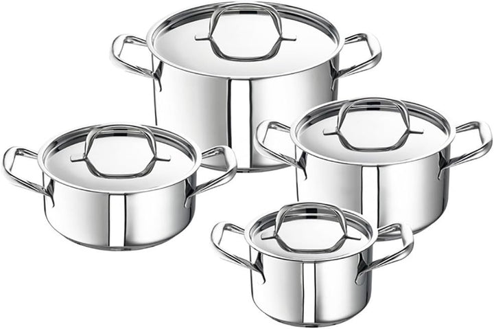 Schulte-Ufer Finesse Topfset, Edelstahl, 4 TLG