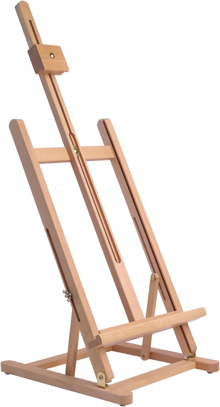 Staffelei Grosse Tischstaffelei Malstaffelei aus Buche für Leinwand bis 62 cm hoch