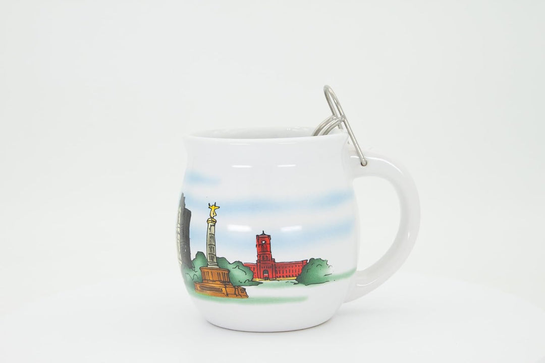 Feuerzangentasse 6er im Karton, Weiss/Berlin - für Feuerzangenbowle Weiss / Berlin, Weiss / Berlin