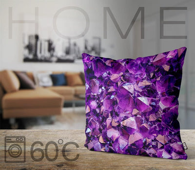 VOID Amethyst Kristall Stein Kissenbezug Kissenhülle Sofakissen Kissen Deko Outdoor-Kissen Dekokisse