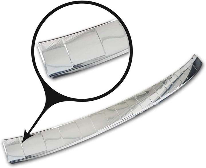 Avisa Edelstahl Heckstossstangenschutz kompatibel mit Ford Kuga III ST-Line/Vignale/Hybrid ST-Line 2