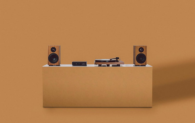 Pro-Ject Colourful Audio System, All in One True Analog HiFi Stereo System mit Plattenspieler Debut