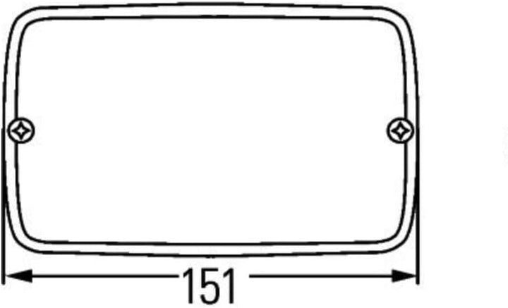 HELLA - Halogen-Arbeitsscheinwerfer - Master 5060 - 12V - Einbau/Schraubanschluss - 2-Punkt Befestig