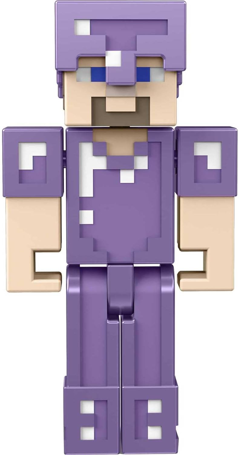 Minecraft GYB62 - Zauberraum-Spielset mit ca. 8 cm grosser Steve-Figur und Zubehör,Spielzeug ab 6 Ja