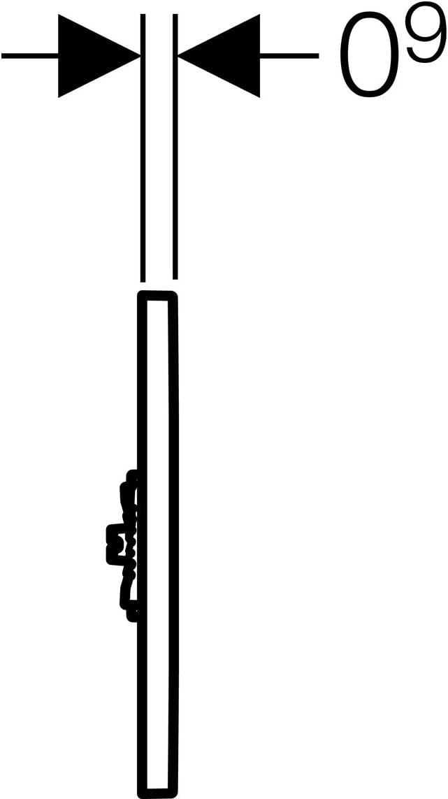 Geberit 116.021.46.5 – E-System Download Sigma01, 230 V C.A., Chrom matt