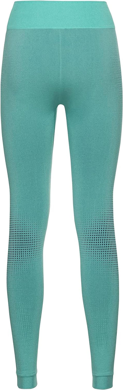 Odlo Damen Funktionsunterwäsche Lange Hose Performance WARM ECO XS Blue Wing Teal - Polynya, XS Blue