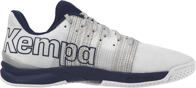 Kempa Unisex Attack One 2.0 Game Changer Handballschuhe, Sportschuhe, Turnschuhe 39 EU Weiss Marine,