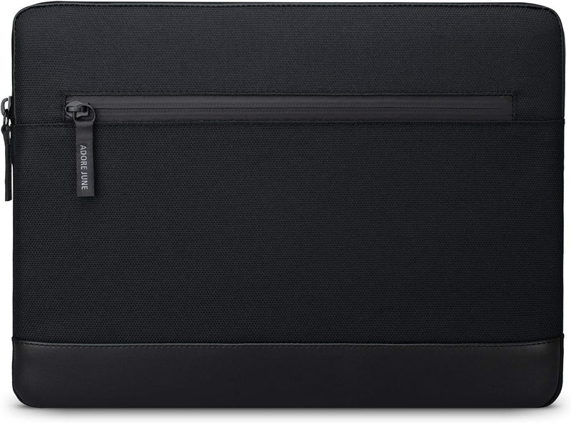 Adore June 14 Zoll Bent Laptop Tasche Schwarz kompatibel mit MacBook Pro 14 2023 2021, Nachhaltige R