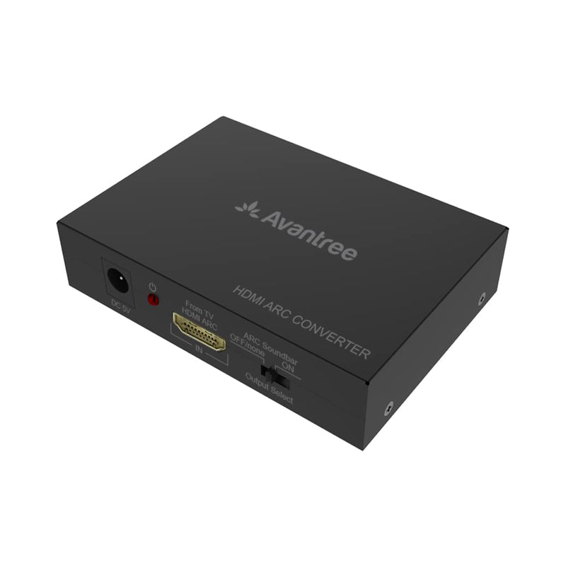 Avantree HAX05 - HDMI ARC Audio-Konverter für TV-Ton mit Pass-Through Funktion, Audioextraktor und a