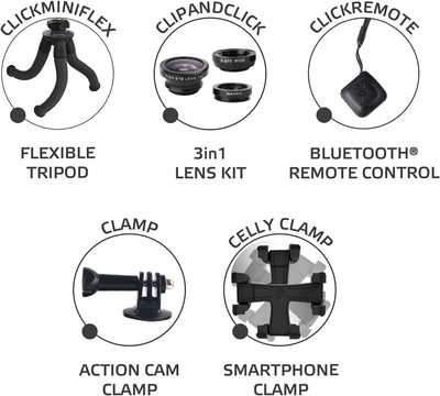 Celly-Miniflex CLAMP Remote Lens Kit