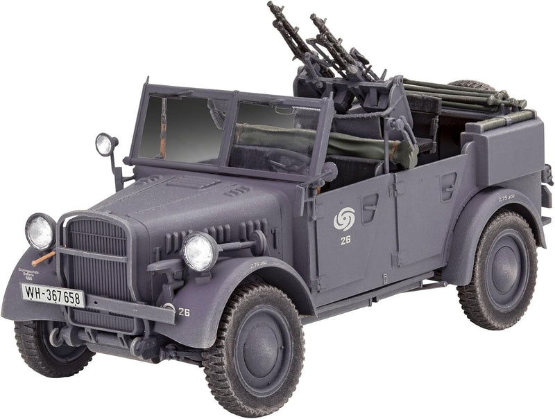 REVELL 03339 03339-Einheits PKW Kfz.4 Massstab 1:35 originalgetreuer Modellbausatz für Experten, unl