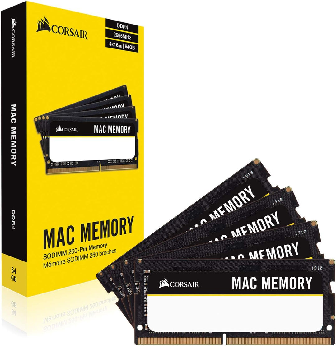 Corsair Mac Memory SODIMM 8GB (2x4GB) DDR3 1333MHz CL9 Speicher für Mac-Systeme, Apple-Qualifiziert