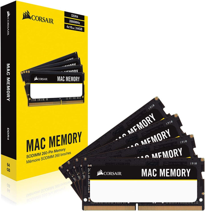 Corsair Mac Memory SODIMM 8GB (2x4GB) DDR3 1333MHz CL9 Speicher für Mac-Systeme, Apple-Qualifiziert