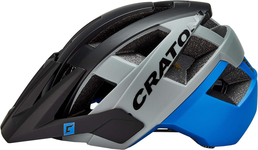 Cratoni AllSet MTB Helm schwarz/grün 2022 Fahrradhelm blue/black matte M/L | 58-61cm, blue/black mat