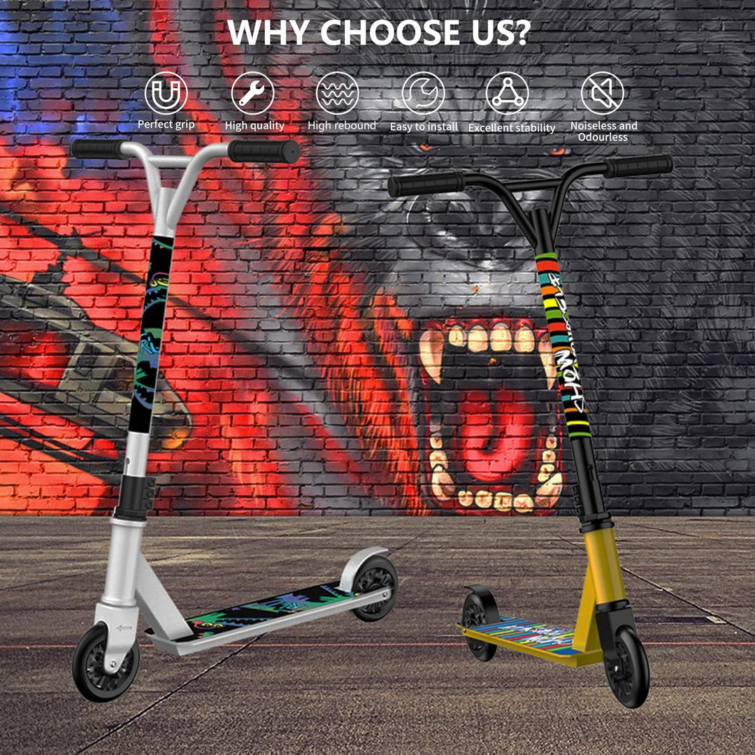 DBREAKS Stunt Scooter Rollen, 2 Stück Scooter Ersatzräder, 120mm Scooter Räder mit ABEC, 9 Kugellage