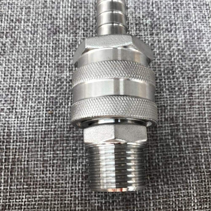 TOPINCN Homebrew Schnellkupplungs Set aus rostfreiem Stahl, 1/2" BSP-Bieranschluss, G1/2, 60 PSI, ei