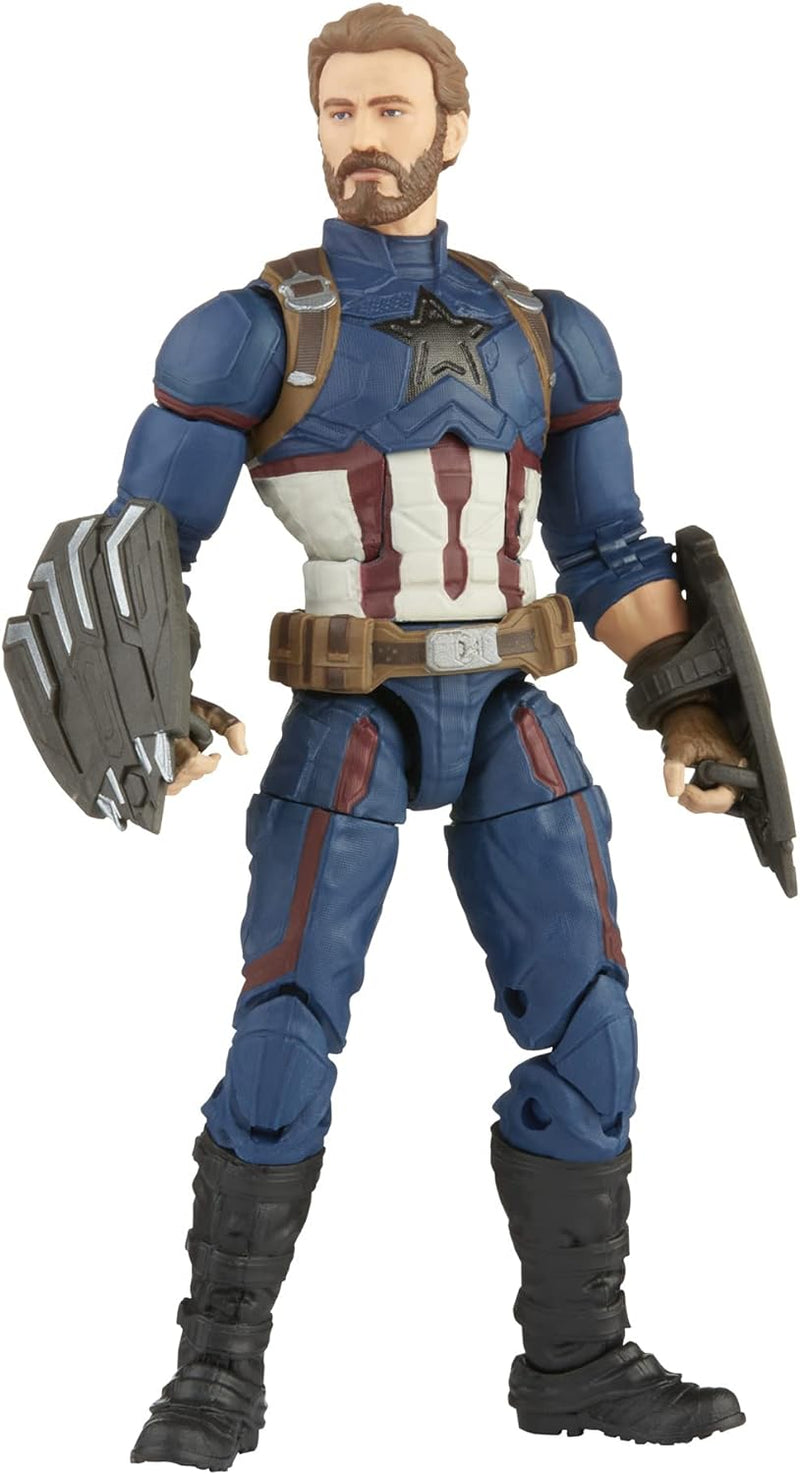 Hasbro Marvel Legends Series 15 cm grosse Captain America Action-Figur, Charakter aus der Infinity S