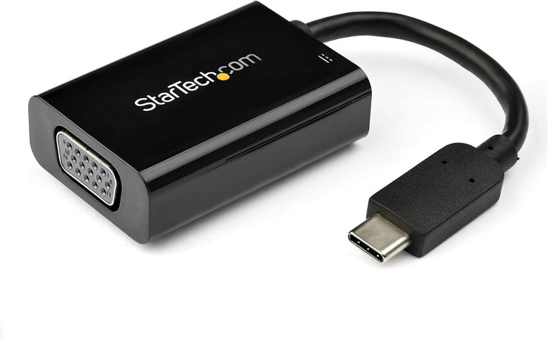 StarTech.com USB-C auf VGA Adapter mit Power Delivery - 1080p USB Typ-C auf VGA Monitor Video Konver