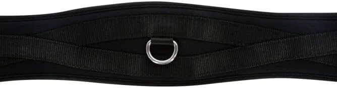 Kerbl 3211582 Sattelgurt mit Memory-Schaum, Schwarz, 130cm Länge schwarz 130cm, schwarz 130cm