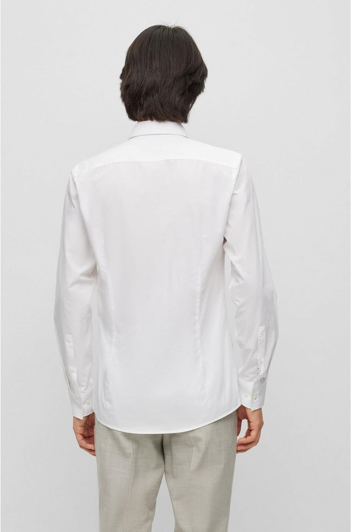 HUGO Herren Ekoy Shirt, Open White199, 38 EU