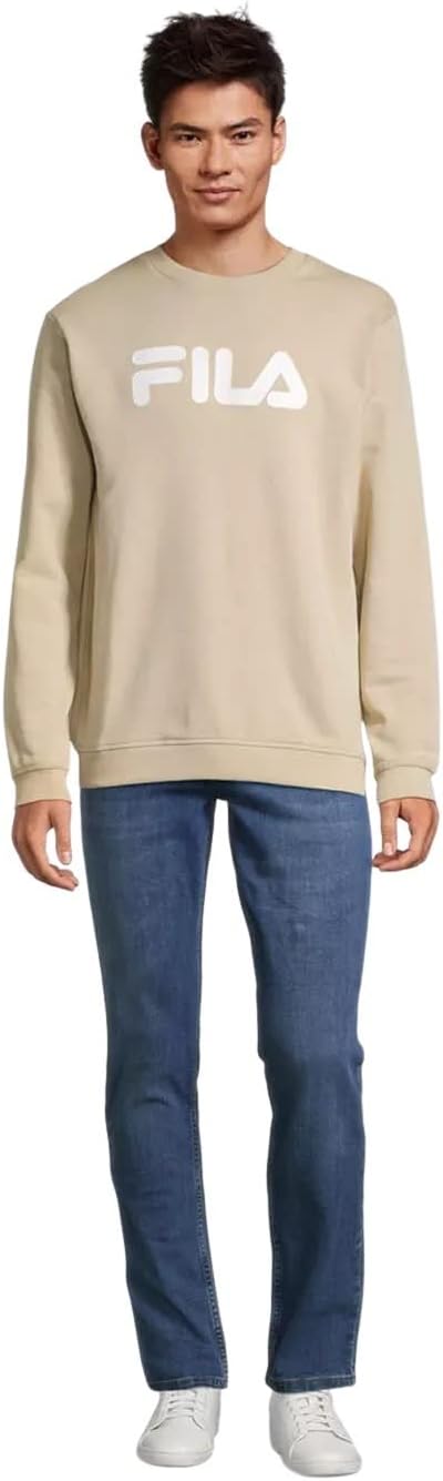 FILA Unisex Barbian Crew Sweatshirt XXL Fields Of Rye, XXL Fields Of Rye