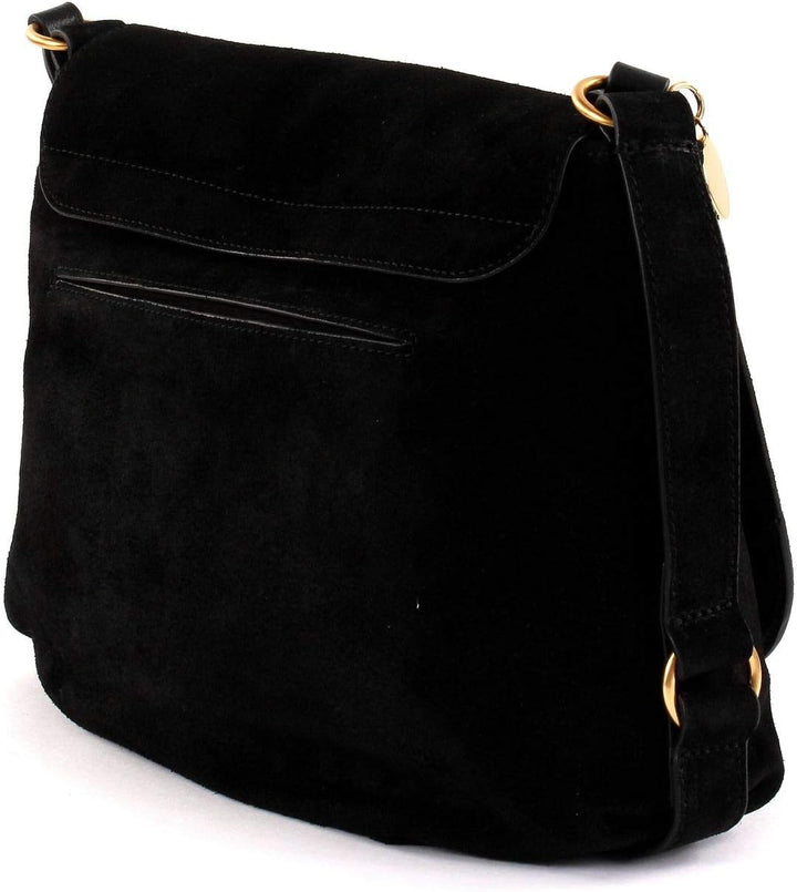 Coccinelle Alpha Suede Shoulderbag S Noir