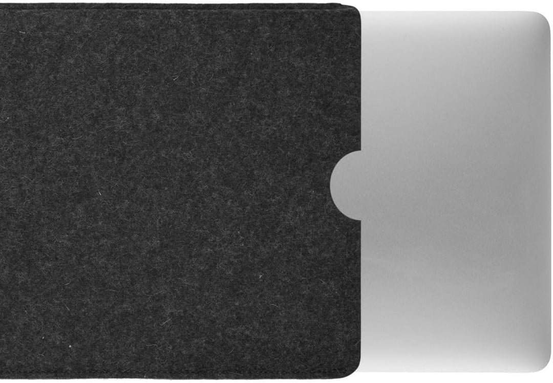 CoverKingz Filz Hülle für Apple MacBook Air 13.6 Zoll (M2) - Notebook Tasche handgefertigt aus Wollf