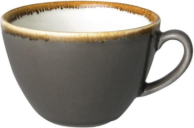 Olympia Kiln Cappuccino-Tasse Rauch, 340 ml, innovatives Design mit neuen Funktionen Grau Tasse Einz