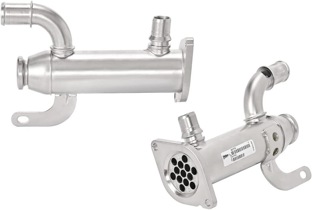 VALEO 817753 Kühler Abgasrückführung Mit AGR Ventil: NO mit Dichtung: NO Durchmesser [mm] : 45 Mater