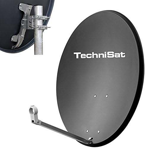 TechniSat TechniDish 80 Satellitenantenne, 37,4 dBi, 5 bis 80°, 3.61 kg, schwarz, Stahl