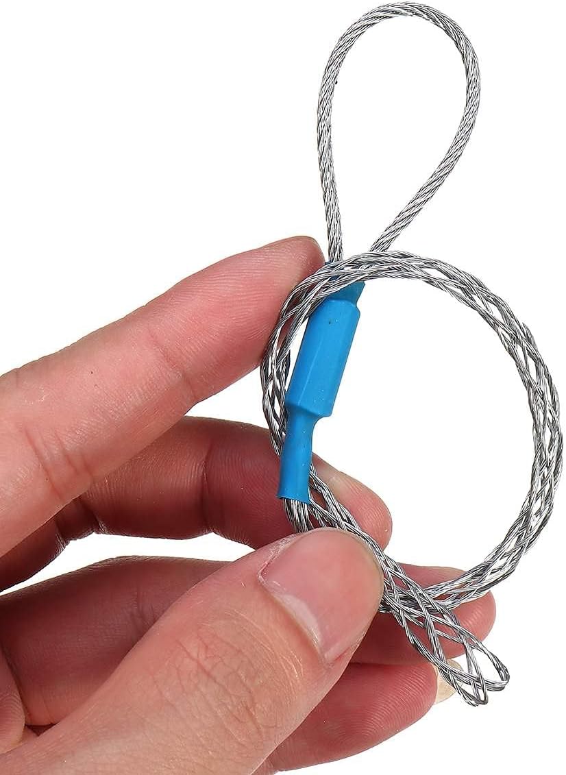 IRSCorp Kabelzug-Griffsocken-Set, verzinkter Stahl, rutschfest, Rohrkabel, Drahtzuggriffe, Lassos-Se