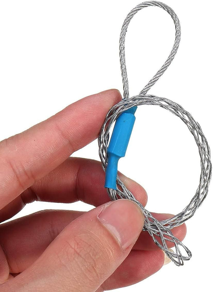 IRSCorp Kabelzug-Griffsocken-Set, verzinkter Stahl, rutschfest, Rohrkabel, Drahtzuggriffe, Lassos-Se