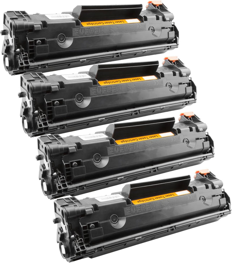 Tito-Express 4X Toner-Kartusche XXL Schwarz kompatibel kompatibel mit HP CF283A MFP M 225 DN M 225 D