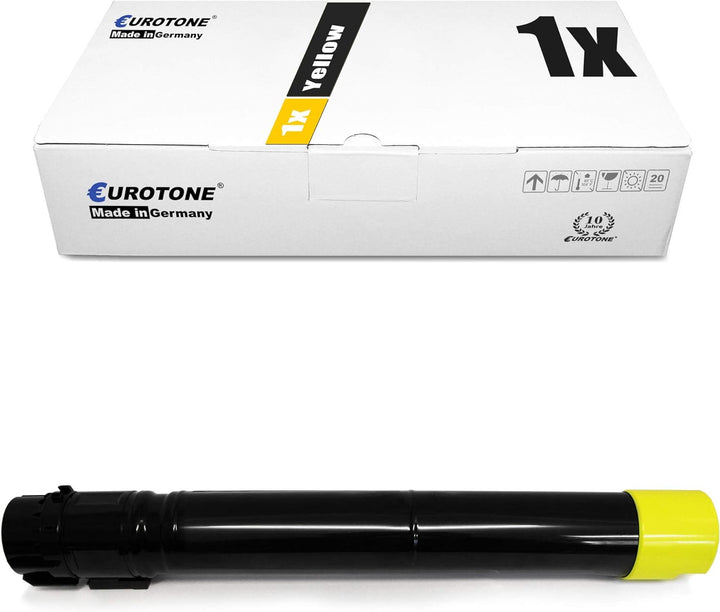 Eurotone 1x Müller Printware Toner für Dell 7130 CDN ersetzt 593-10885 61NNH Yellow 593-10878 Gelb 1
