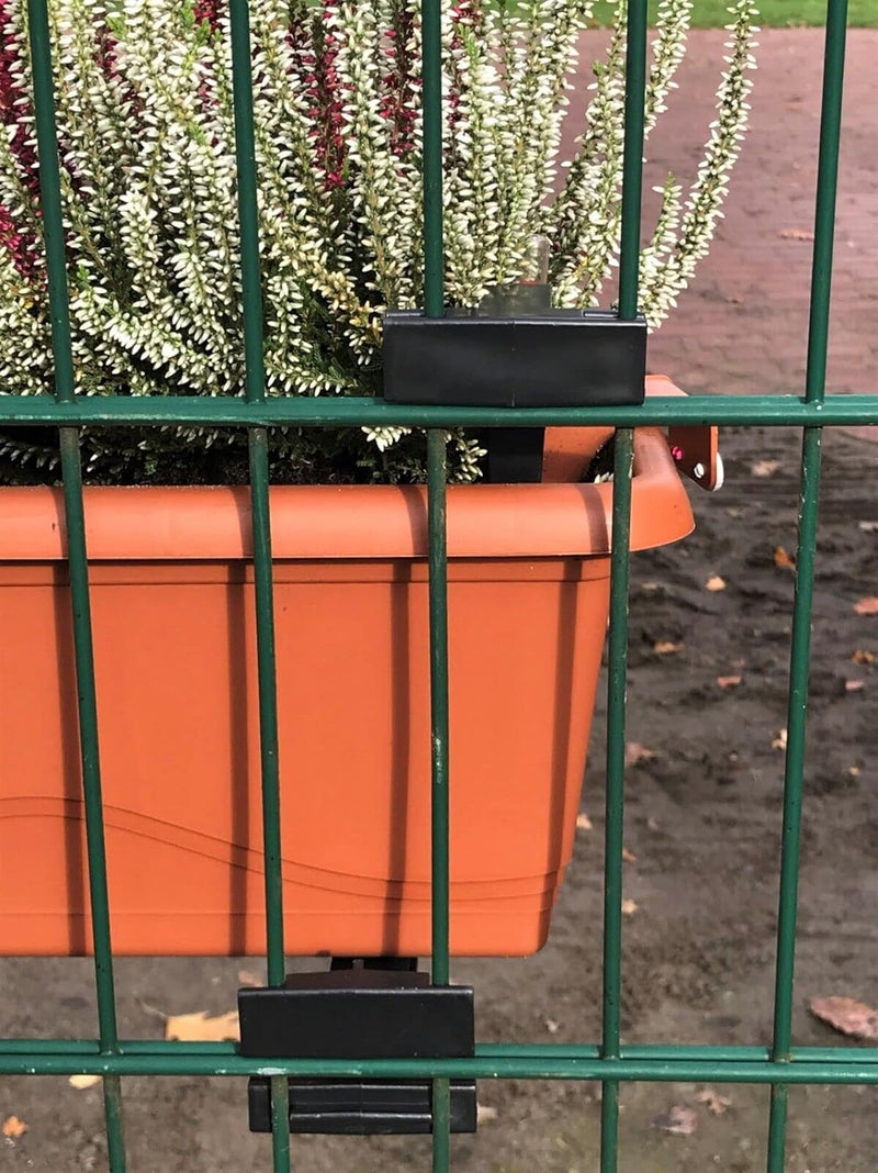 Blumenkastenhalter Doppelstabmattenzaun Blumenkasten Halterung Stabmattenzaun Halter Zaun Gartenzaun