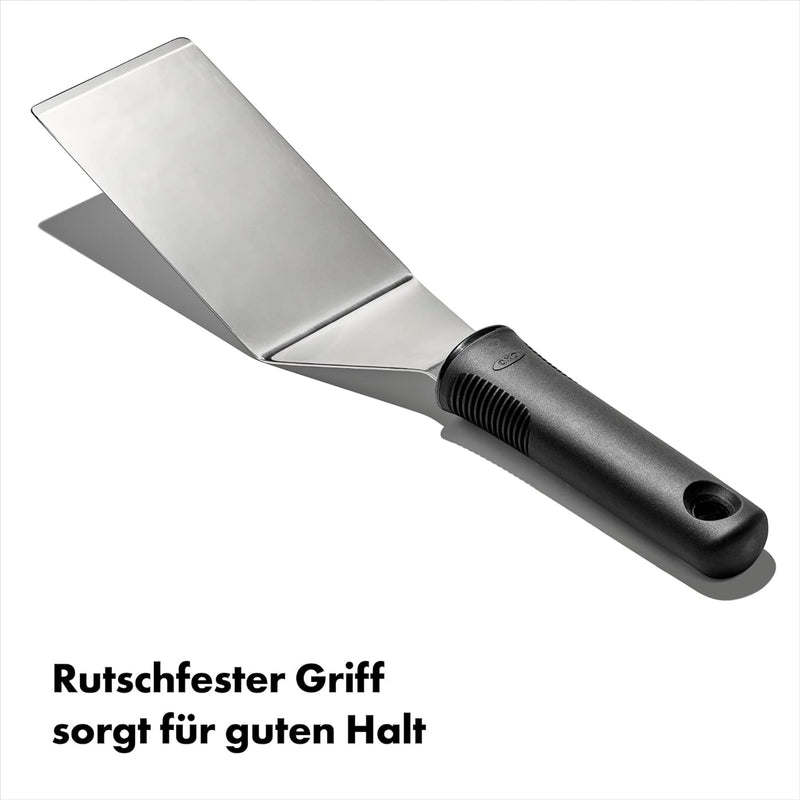 OXO Good Grips Grill-Pfannenwender, Schwarz Professional Edelstahl, Professional Edelstahl