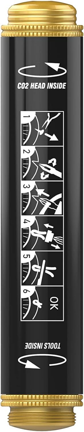 LEZYNE Pro Tubeless Fahrradreifen-Reparatur-Set, All-in-One Reifenreparatursystem für schlauchlose R