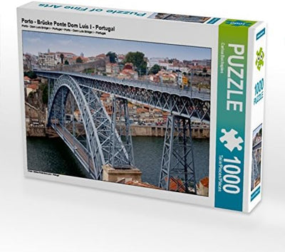 CALVENDO Puzzle Porto - Brücke Ponte Dom Luís I - Portugal 1000 Teile Lege-Grösse 64 x 48 cm Foto-Pu