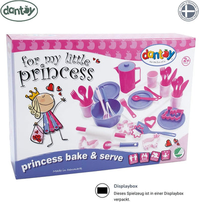 Dantoy - Servier Set aus My Little Princess – Geschirrset & Zubehör - 35 Teilen - Kinder ab 2 Jahre