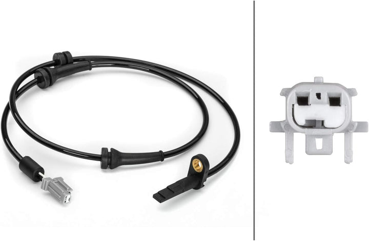 HELLA 6PT 014 494-551 Sensor, Abgastemperatur - 2-polig - geschraubt - Kabel: 1300mm