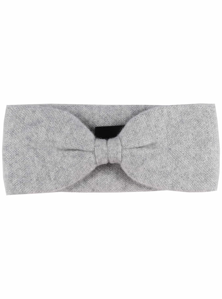 Zwillingsherz Stirnband aus 100% Kaschmir - Hochwertiges Kopfband im Uni Design für Damen Frauen Mäd
