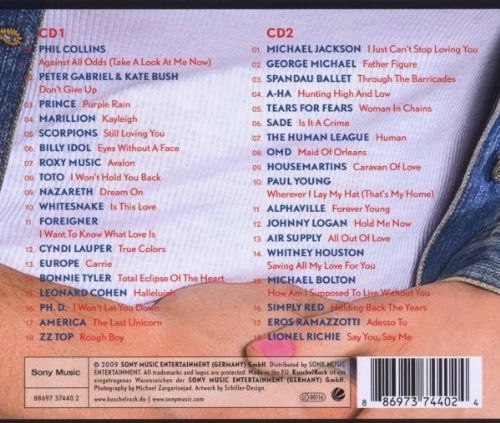 Kuschelrock - Lovesongs of the 80'S, Audio-CD