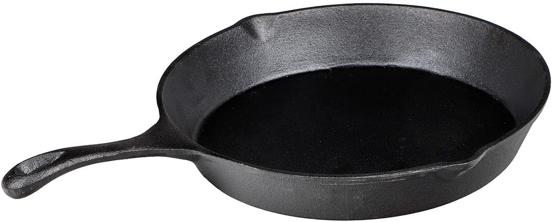 Spetebo Dutch Ofen Set aus Gusseisen in Holzkiste - 9-teilig - Grill Gusspfanne Grillpfanne Töpfe Gu