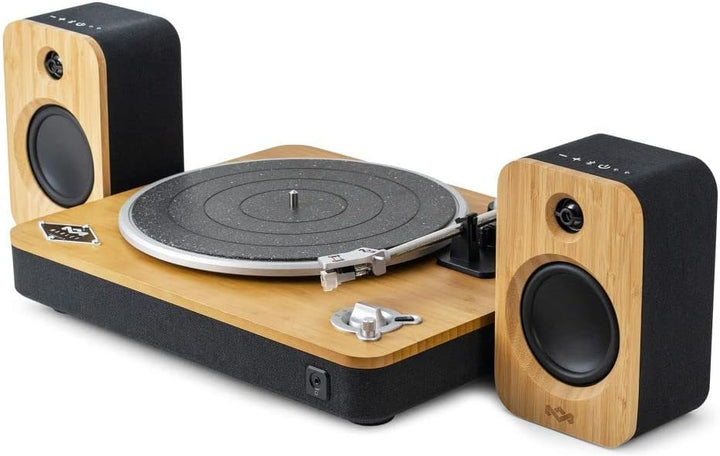 House of Marley Premium Bluetooth Plattenspieler 'Stir It Up' - Nachhaltig gefertigter Bambus Vinyl