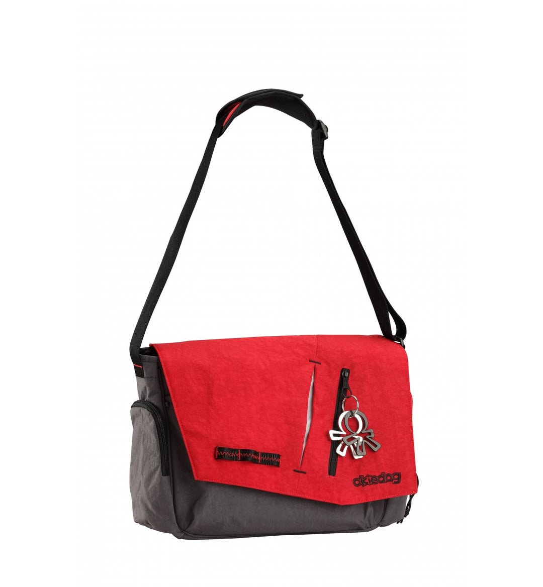 Okiedog Wickeltasche Loft Samurai - rot/grau