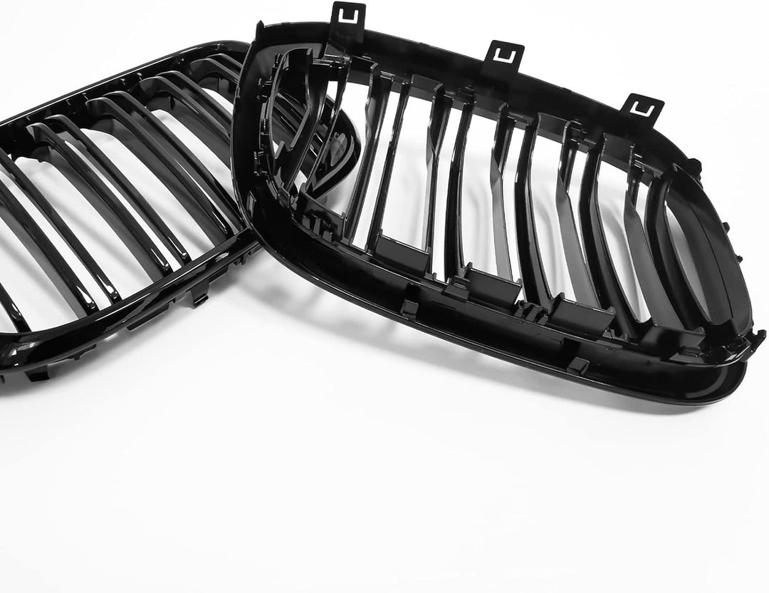YIUBCZOQI G01 Kühlergrill für BMW X3 G01 2018-2021 X4 G02 2019-2021 Nieren Doppelsteg Sport Glanz Sc