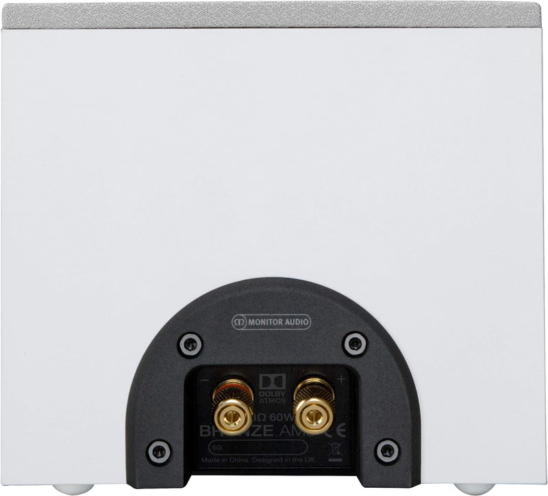 Monitor Audio AMS 6G | Dolby Atmos® Enabled-Lautsprecher| Farbe: Weiss | Paar | Heimkino | 2-Wege |