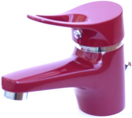 Waschtischarmatur Waschbecken Wasserhahn Bad Armatur Rot