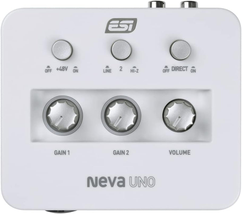 ESI NEVA Uno 2-Kanal USB Audio-Interface + keepdrum Kopfhörer