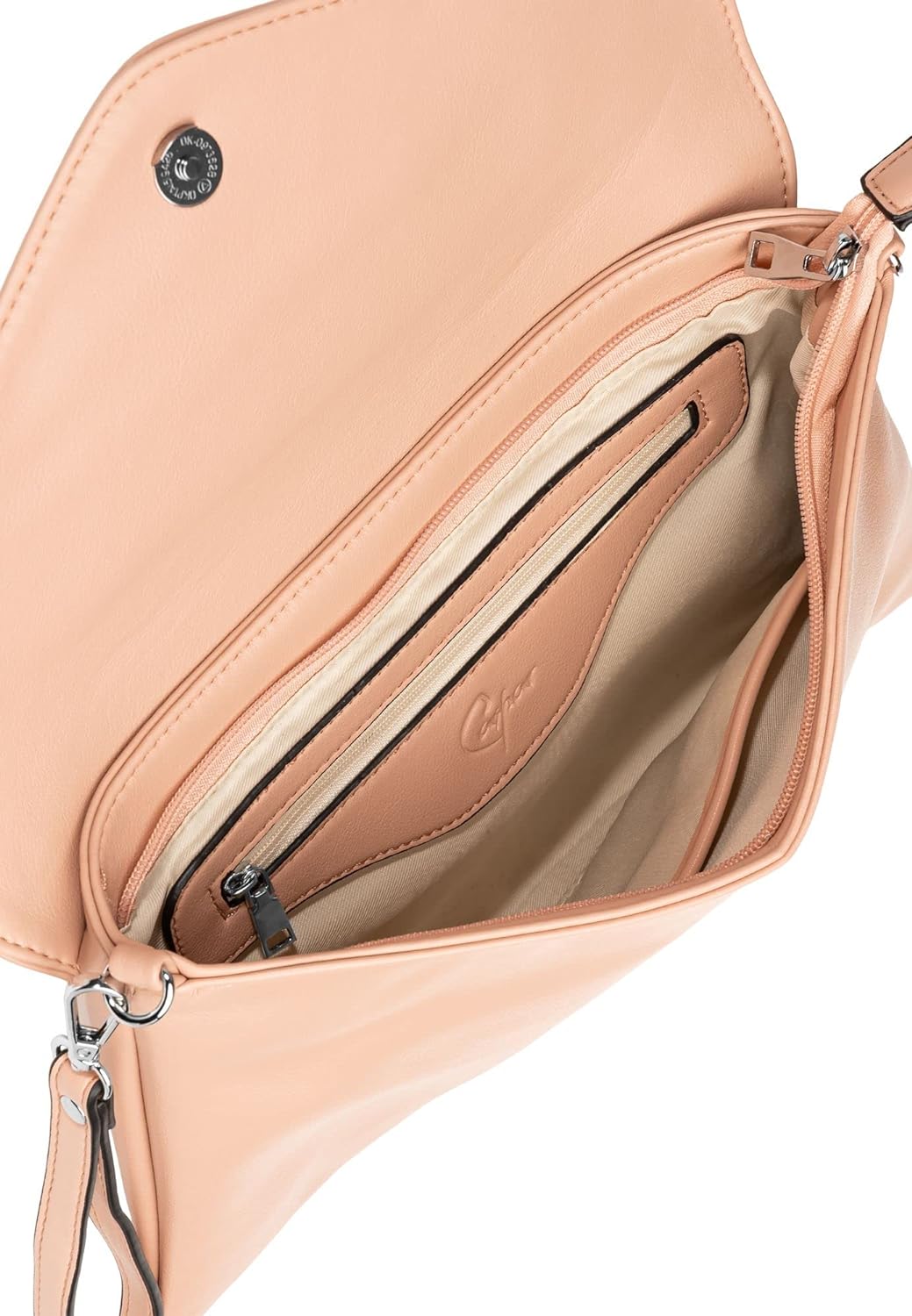 Caspar TA310 Damen Clutch Einheitsgrösse Rosa, Einheitsgrösse Rosa